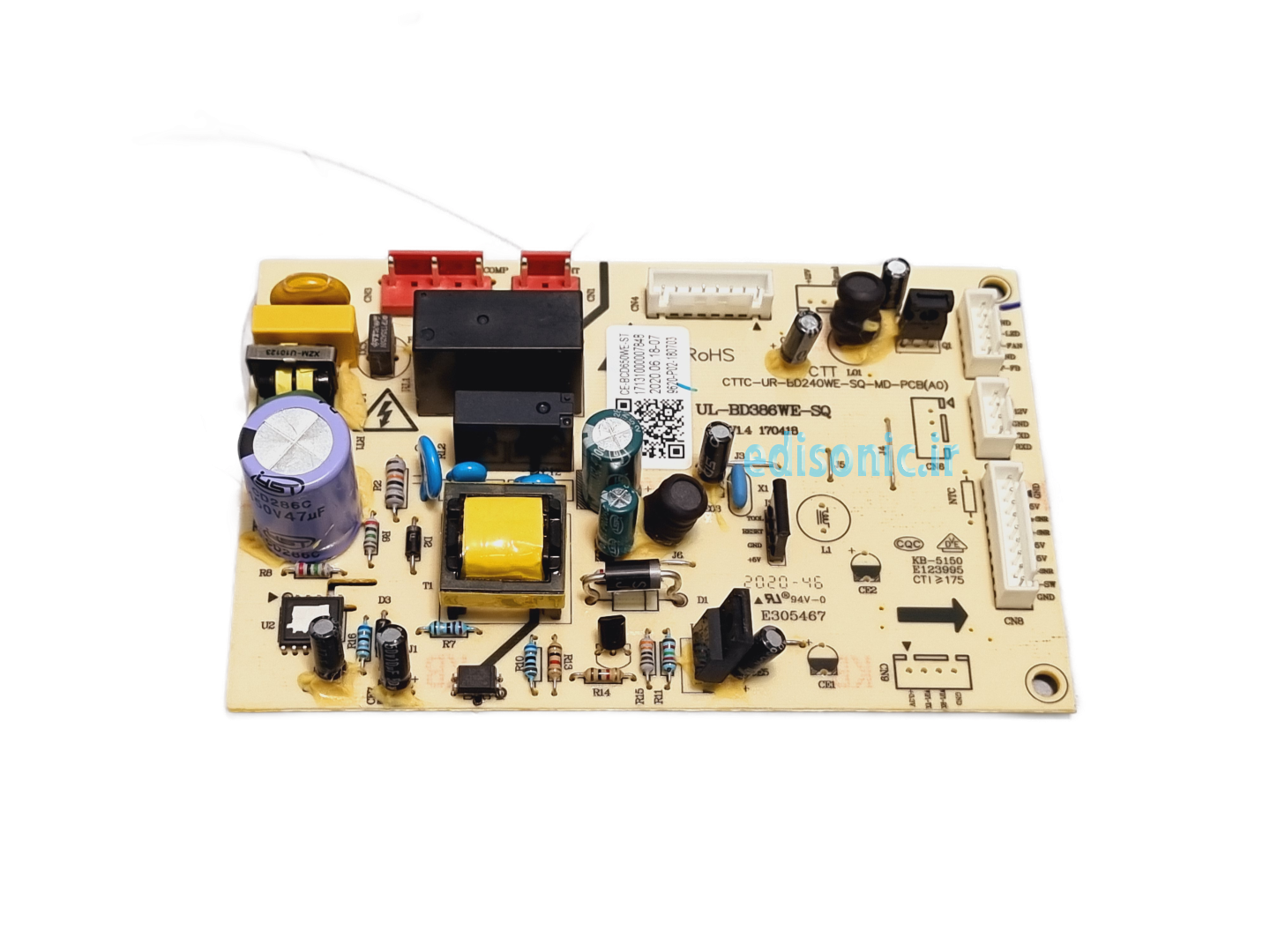  برد یخچال پاکشوما BD386WE 