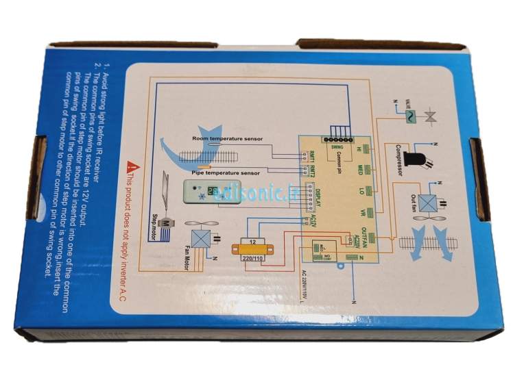 برد همه کاره کولرگازی QD-U08C