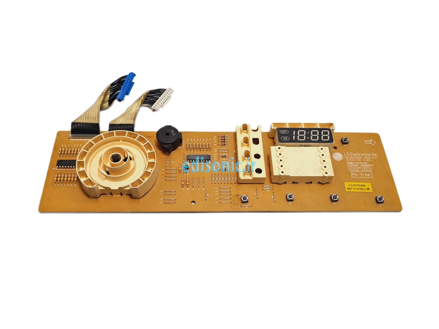  برد نمایشگر لباسشویی ال جی 6871ER2017A 