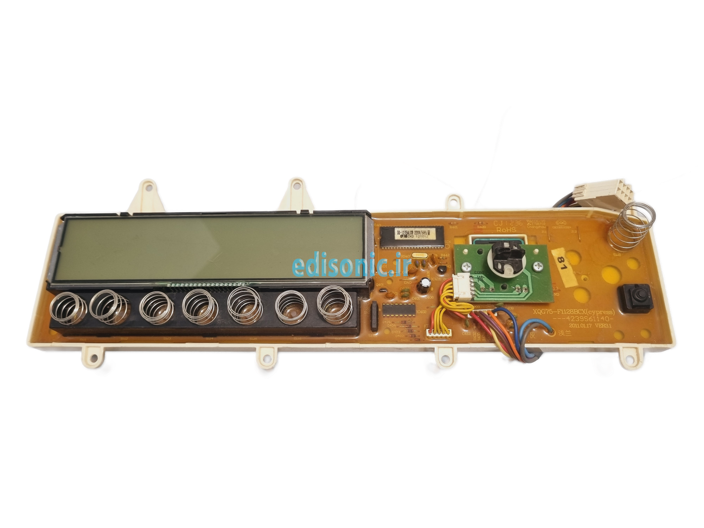  برد نمایشگر لباسشویی سانیو پاکشوما XQG75-F1128BCX 